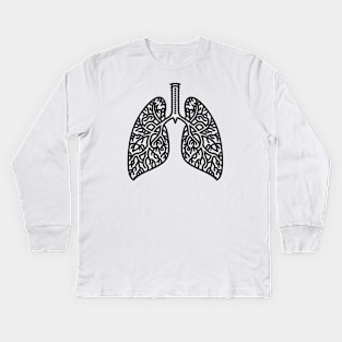 Lungs Kids Long Sleeve T-Shirt